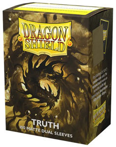 Immagine di DRAGON SHIELD SLEEVES - STANDARD SIZE - MATTE DUAL - TRUTH (100 SLEEVES)