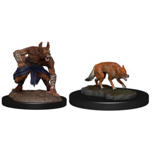 Immagine di D&D Nolzur's Marvelous Miniatures: Jackalwere & Jackal (2 Units)