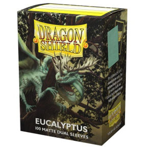 Immagine di Dragon Shield Dual Matte Sleeves - Eucalyptus 'Lehel' (100 Sleeves)