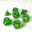 Visualizza i dettagli per Chessex Borealis Polyhedral 7-Die Set - Maple Green w/yellow Immagine di Chessex Borealis Polyhedral 7-Die Set - Maple Green w/yellow