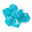 Visualizza i dettagli per Chessex Circus 7-Die Set - Aqua w/silver Immagine di Chessex Circus 7-Die Set - Aqua w/silver