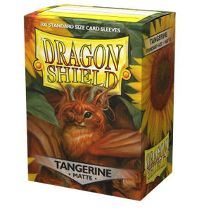Immagine di Dragon Shield Matte Art Sleeves - Tangerine (100 Sleeves)