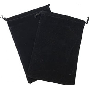 Immagine di Chessex Small Suedecloth Dice Bags Black