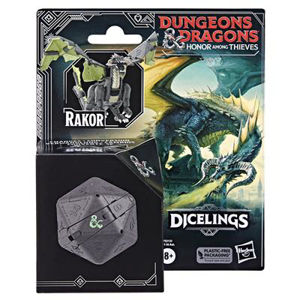 Immagine di DUNGEONS & DRAGONS HONOR AMONG THIEVES D&D DICELINGS BLACK DRAGON