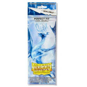 Immagine di Dragon Shield Standard Perfect Fit Sealable Sleeves - Clear (100 Sleeves)