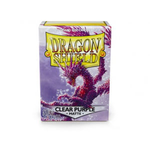 Immagine di Dragon Shield Standard Sleeves - Matte Clear Purple (100)