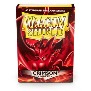 Immagine di Dragon Shield Standard Sleeves - Matte Crimson (60)