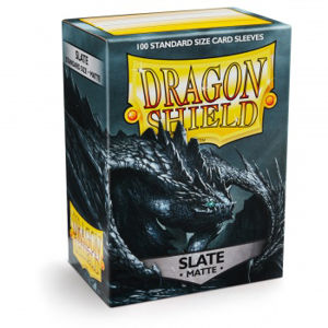 Immagine di Dragon Shield Standard Sleeves - Matte Slate (100 Sleeves)