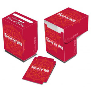 Immagine di Full View Deck Box - Force of Will - Red Card Back