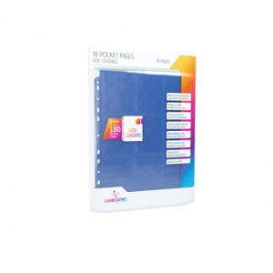 Immagine di Gamegenic - Sideloading 18-Pocket Pages 10 pcs pack Blue