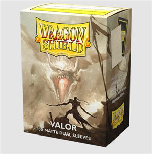 Immagine di DRAGON SHIELD STANDARD SIZE MATTE DUAL SLEEVES - VALOR (100 SLEEVES)