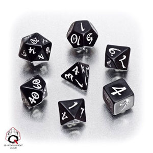 Immagine di Set Dadi Classici RPG - Nero, Bianco
