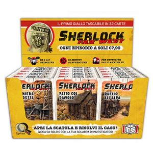 Immagine di SHERLOCK - SERIE FAR WEST - ESPOSITORE DA BANCO DA 15 PZ (3 EPISODI X 5 PZ CAD)