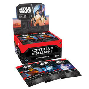Immagine di STAR WARS UNLIMITED - SCINTILLA DI RIBELLIONE: 24 BOOSTER DISPLAY ITA