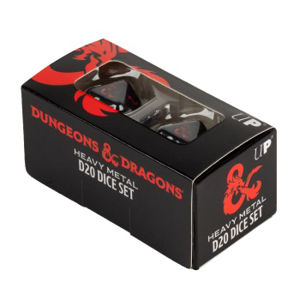 Immagine di UP - Heavy Metal D20 Dice Set for Dungeons & Dragons