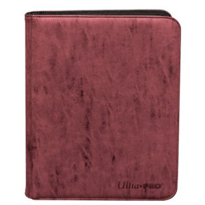 Immagine di UP - Zippered Suede 9-Pocket Premium PRO-Binder - Ruby