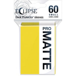 Immagine di UP - Eclipse Matte Small Sleeves: Lemon Yellow (60 Sleeves)