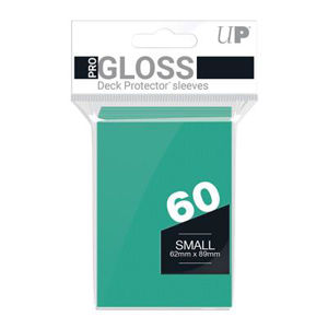 Immagine di UP - SMALL SLEEVES - AQUA (60 SLEEVES)