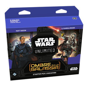 Immagine di STAR WARS UNLIMITED - OMBRE SULLA GALASSIA: STARTER SET IT