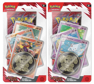Immagine di PKM - Scarlet & Violet 10 Destined Rivals Premium Checklane Blister Generic Display (12 Packs) - EN