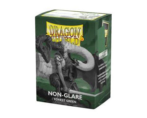 Immagine di Dragon Shield Matte Non-Glare Sleeves - Forest Green (100 Sleeves)