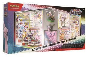 Immagine di Pokémon Collezione Premium con Statuina dell'espansione Scarlatto e Violetto - Evoluzioni Prismatiche