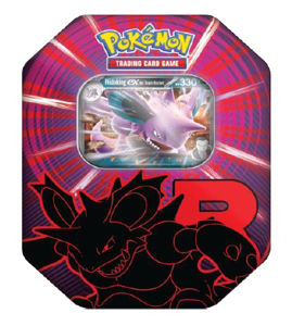 Immagine di Pokémon Tin da Collezione Team Rocket Nidoking-EX (IT)