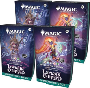 Immagine di MTG - Return to Lorwyn and Shadowmoor Commander Deck Display (4 Decks) - IT