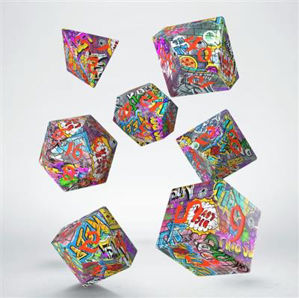 Immagine di Full Art Dice Set: Graffiti