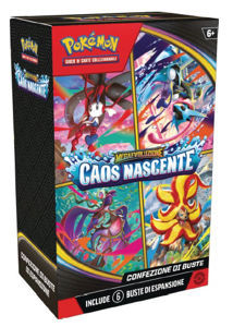 Immagine di Pokémon Megaevoluzione - Caos Nascente Bundle 6 Buste (SOGGETTO AD ALLOCAZIONE INTERNA)