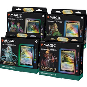 Immagine di MTG - THE LORD OF THE RINGS: TALES OF MIDDLE-EARTH COMMANDER DECK DISPLAY (4 DECKS) - EN