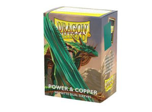 Immagine di Dragon Shield Sleeves - Standard size - Matte Dual - Power & Copper (100 Sleeves)