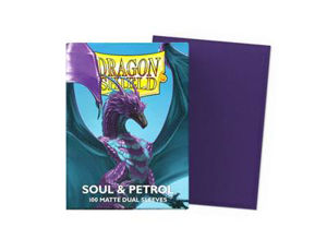 Immagine di Dragon Shield Sleeves - Standard size - Matte Dual - Soul & Petrol (100 Sleeves)